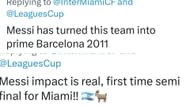Messi and co. are balling in the Leagues Cup